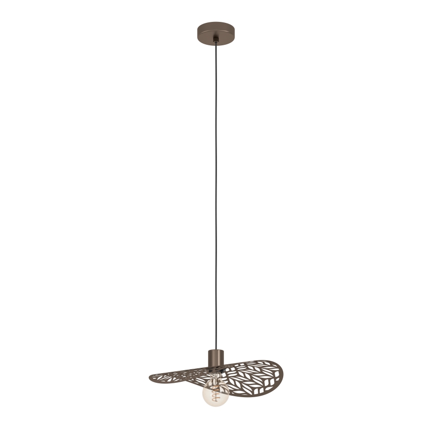 Eglo - Riippuvalaisin vaijerilla 1xE27/60W/230V halkaisija 40 cm pronssinvärinen