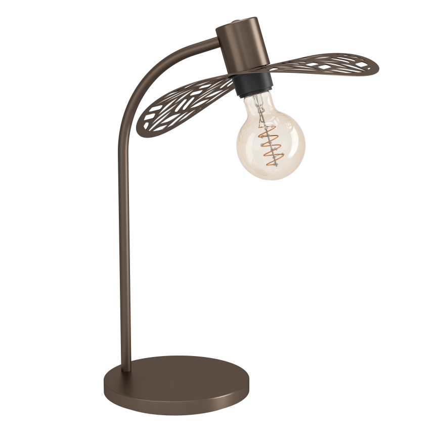 Eglo - Pöytälamppu 1xE27/60W/230V pronssinvärinen
