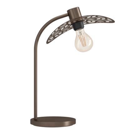 Eglo - Pöytälamppu 1xE27/60W/230V pronssinvärinen