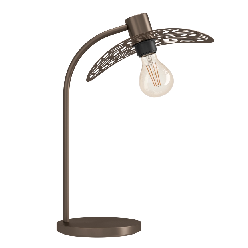 Eglo - Pöytälamppu 1xE27/60W/230V pronssinvärinen