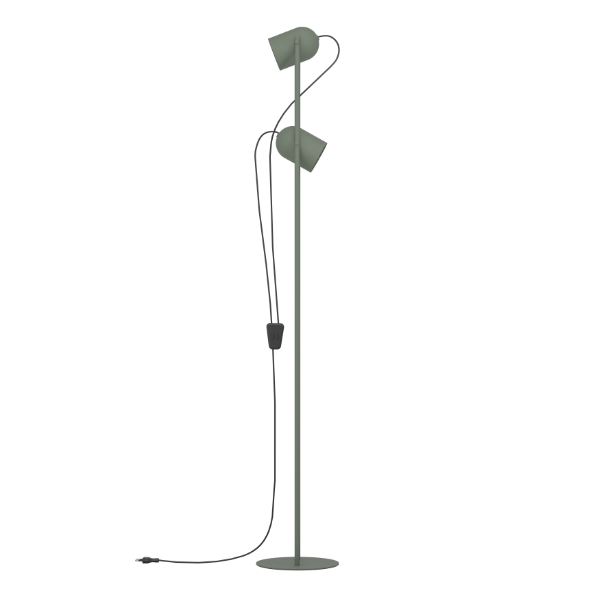 Eglo - Vihreä lattiavalaisin 2xE14/8W/230V