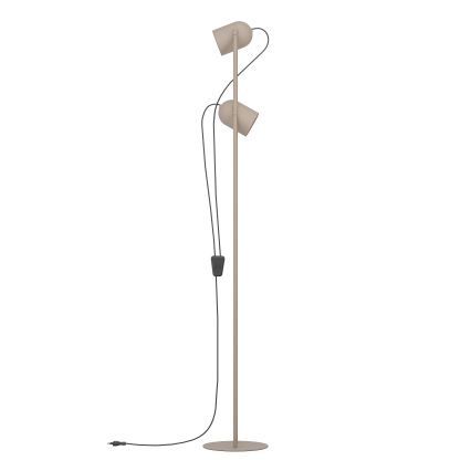 Eglo - Beige lattiavalaisin 2xE14/8W/230V