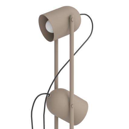 Eglo - Beige lattiavalaisin 2xE14/8W/230V