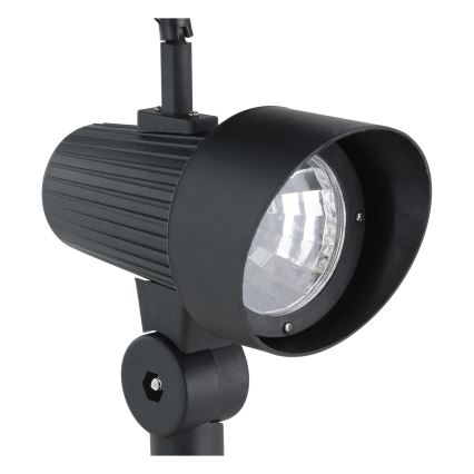 Eglo - SETTI 3x LED-aurinkovalaisin tunnistimella LED/200 mAh IP44 musta