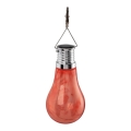 Eglo 48624 - LED aurinkovalaisin LED/0,06W/80 mAh punainen