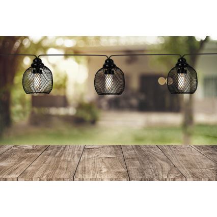 Eglo 48964 - LED-aurinkoketju 8xLED/3m 600 mAh IP44