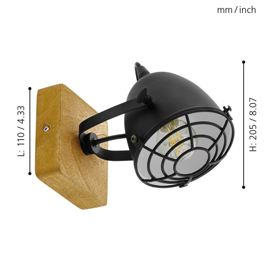 Eglo 49076 - Kohdevalo GATEBECK 1xE14/40W/230V