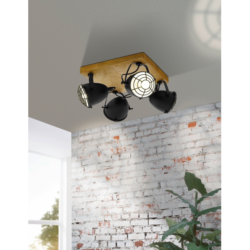 Eglo 49079 - Spottivalaisin GATEBECK 4xE14/40W/230V