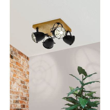 Eglo 49079 - Spottivalaisin GATEBECK 4xE14/40W/230V