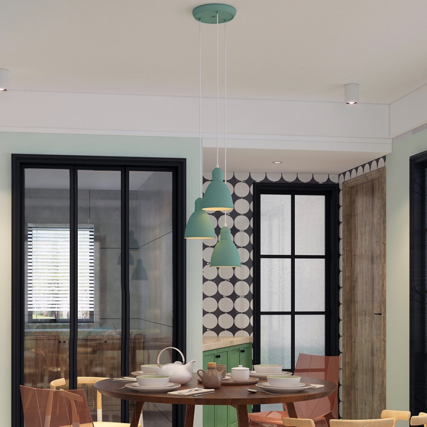 EGLO 49095 - Kattokruunu narulla PRIDDY-P 3xE27/60W/230V