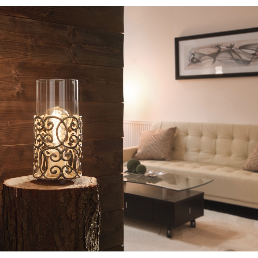 Eglo 49274 - Pöytävalaisin CARDIGAN 1xE27/60W/230V