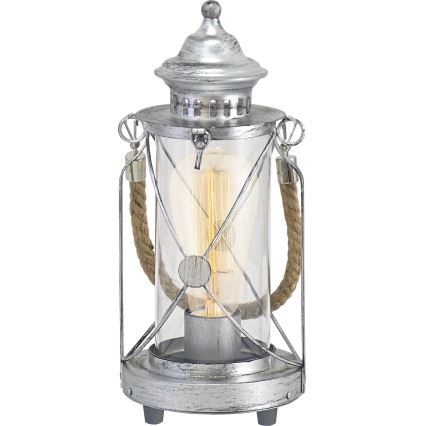 Eglo 49284 - Pöytävalaisin BRADFORD 1xE27/60W/230V