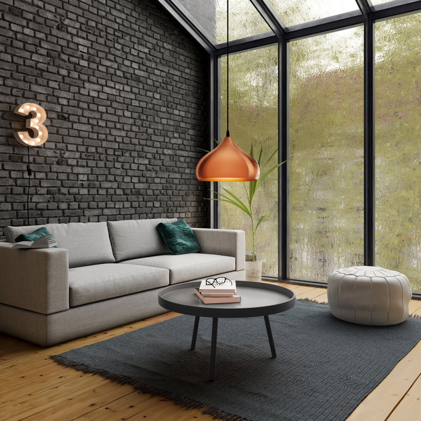 Eglo 49449 - Kattokruunu HAPTON 1xE27/60W/230V