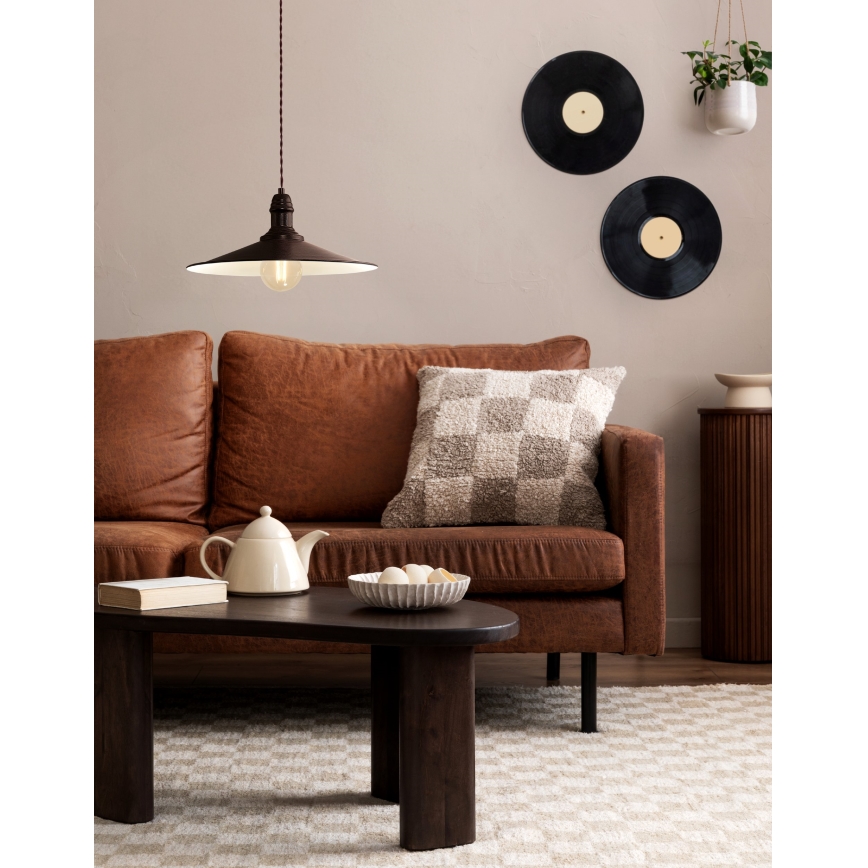 Eglo 49456 - STOCKBURY-riippuvalaisin vaijerilla 1xE27/60W/230V halkaisija 36 cm