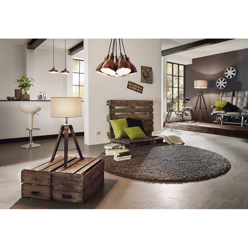 Eglo 49494 - Kattokruunu PRIDDY 1 7xE27/60W/230V