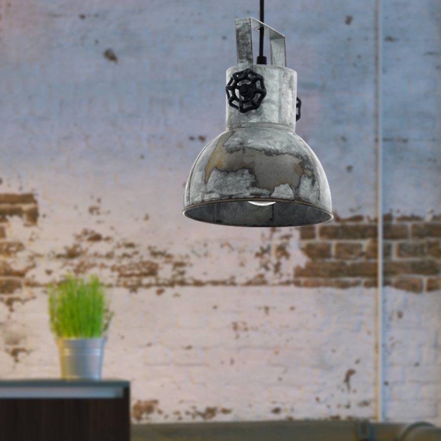 Eglo 49619 - Kattokruunu narulla BARNSTAPLE 1xE27/40W/230V