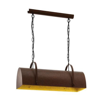 Eglo 49687 - Kattokruunu ketjussa DEERHURST 2xE27/60W/230V