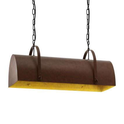 Eglo 49687 - Kattokruunu ketjussa DEERHURST 2xE27/60W/230V