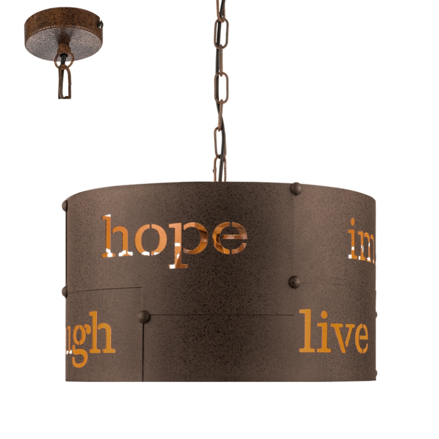 Eglo 49743 - Kattokruunu ketjussa COLDINGHAM 3xE27/60W