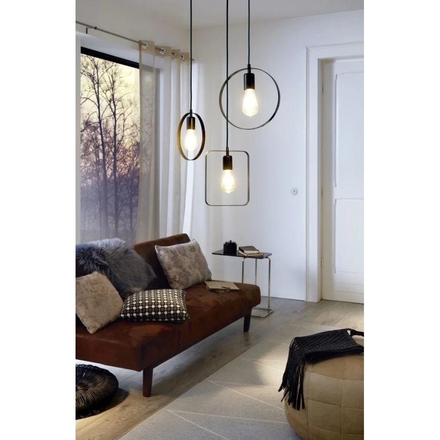 Eglo 49776 - BEDINGTON riippuvalaisin vaijerilla 1xE27/60W