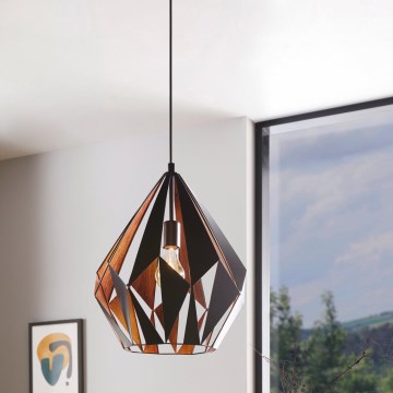 Eglo 49878 - Riippuvalaisin CARLTON 1 1xE27/60W/230V