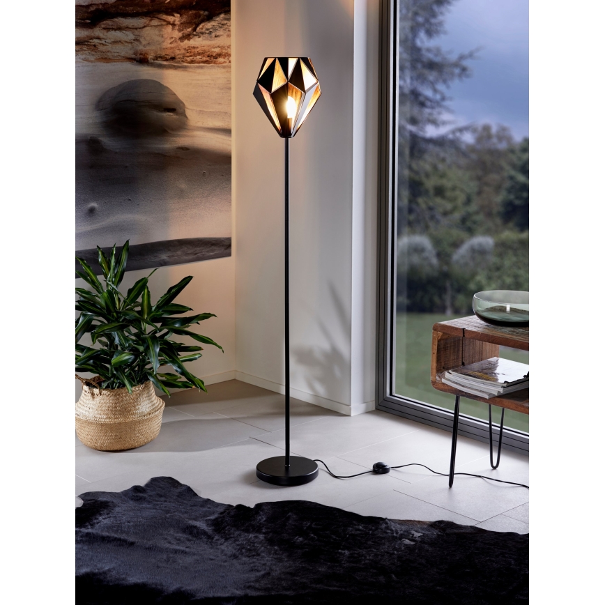 Eglo 49994 - Lattialamppu CARLTON 1 1xE27/60W/230V