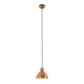 Eglo 54513 - LED-riippuvalaisin kaapelilla 1xE27/6W/230V kuparinvärinen