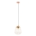 Eglo 54679 - LED-riippuvalaisin vaijerilla NATUR 1xE27/4W/230V kuparinvärinen