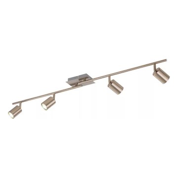 Eglo 54684 - LED-kohdevalaisin 4xGU10/5W/230V mattakromi