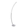 Eglo 55007 - LED Himennettävä lattiavalaisin LED/14W/230V mattakromi