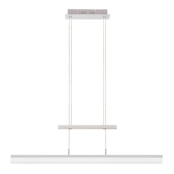 Eglo 55095 - LED himmennettävä riippuvalaisin vaijerilla LED/18W/230V mattakromi