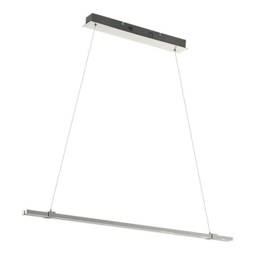 Eglo 55097 - Himennettävä LED-riippuvalaisin vaijerilla 2xLED/9W/230V mattakromi