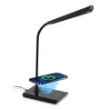 Eglo 55122 - LED himmennettävä pöytälamppu langattomalla latauksella LED/5,5W/230V musta