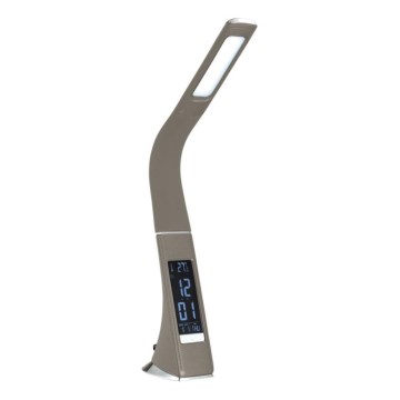 Eglo 55155 - LED himmennettävä ladattava pöytälamppu LED/3,2W/230V harmaanruskea