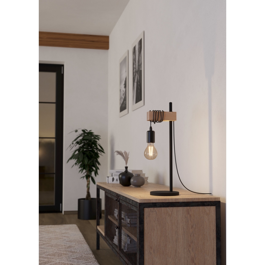 Eglo 55249 - Pöytävalaisin TOWNSHEND 1xE27/10W/230V