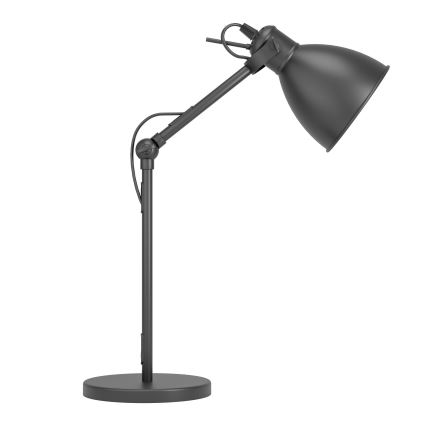Eglo 55251 - Pöytävalaisin PRIDDY 1xE27/40W/230V musta