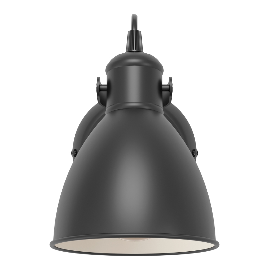 Eglo 55261 - Seinävalaisin PRIDDY 1xE27/40W/230V musta