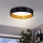 Eglo 55267 - LED-kattovalaisin MASERLO LED/16W/230V 3000K halkaisija 40,5 cm musta/kupari