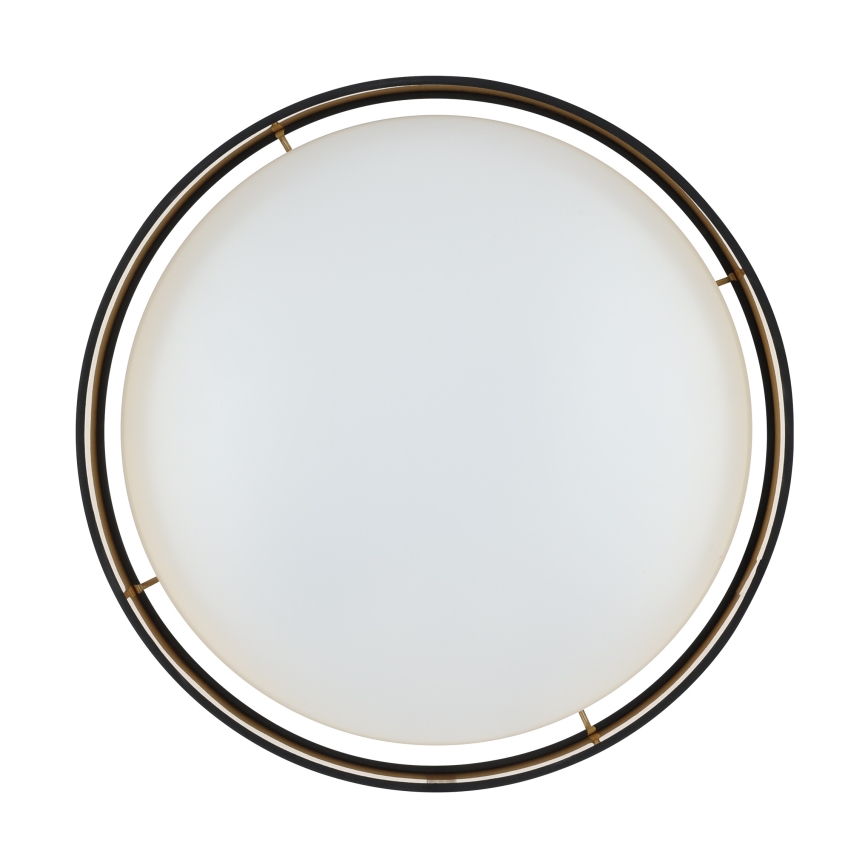 Eglo 55267 - LED-kattovalaisin MASERLO LED/16W/230V 3000K halkaisija 40,5 cm musta/kupari