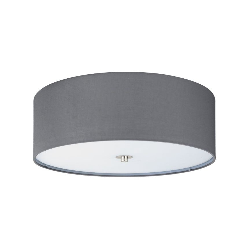 Eglo 55277 - Kattovalaisin PASTERI 3xE27/25W/230V halkaisija 47,5 cm harmaa