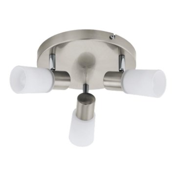 Eglo 55428 - LED-kohdevalaisin 3xE14/4W/230V halkaisija 21 cm mattakromi