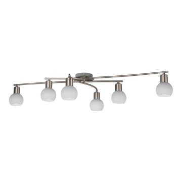 Eglo 55449 - LED-kohdevalaisin 6xE14/4W/230V mattakromi