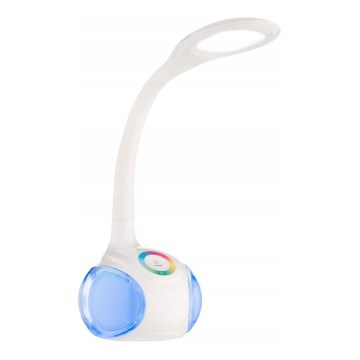 Eglo 55687 - LED RGBW himmennettävä pöytälamppu LED/4,16W/230V valkoinen