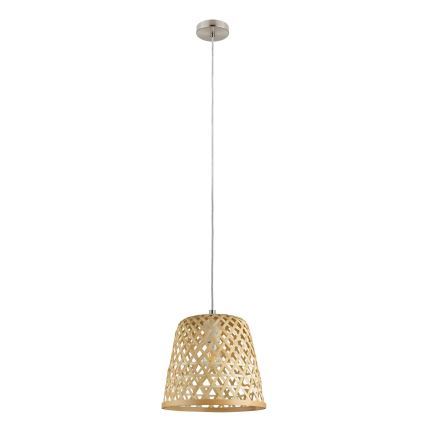 Eglo 55696 - Riippuvalaisin kaapelilla KIRKCOLM 1xE27/60W/230V beige