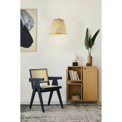 Eglo 55696 - Riippuvalaisin kaapelilla KIRKCOLM 1xE27/60W/230V beige
