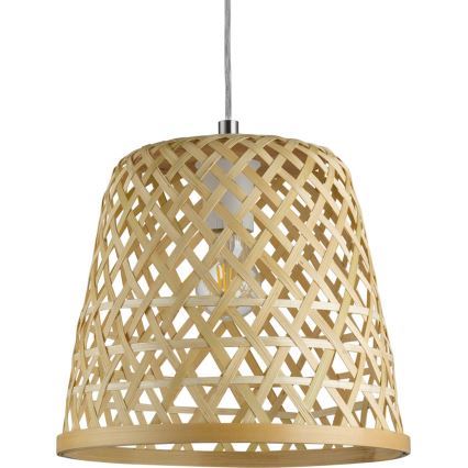 Eglo 55696 - Riippuvalaisin kaapelilla KIRKCOLM 1xE27/60W/230V beige
