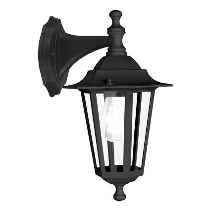 Eglo 55763 - LED-ulkoseinävalaisin 1xE27/4W/230V IP44 musta