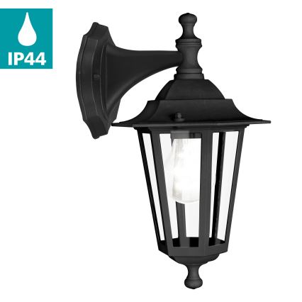Eglo 55763 - LED-ulkoseinävalaisin 1xE27/4W/230V IP44 musta