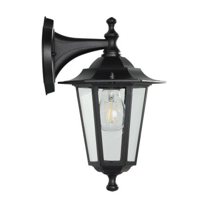 Eglo 55763 - LED-ulkoseinävalaisin 1xE27/4W/230V IP44 musta