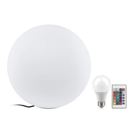 Eglo 55788 - LED RGBW Ulkovalaisin MONTEROLO-C 1xE27/9W/230V 2700-6500K IP65 halkaisija 50 cm + kauko-ohjaus